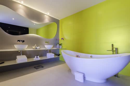 Temptation Cancun Resort | Oceanfront Penthouse Bathroom