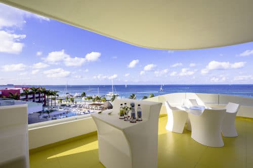 Temptation Cancun Resort | Oceanfront Penthouse Terrace